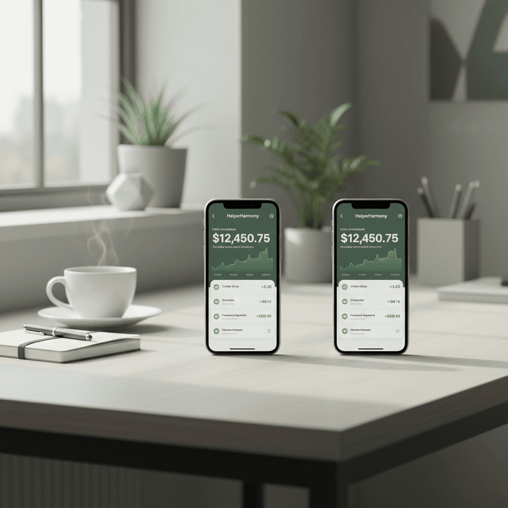 Real-time financial tracking on mobile devices
